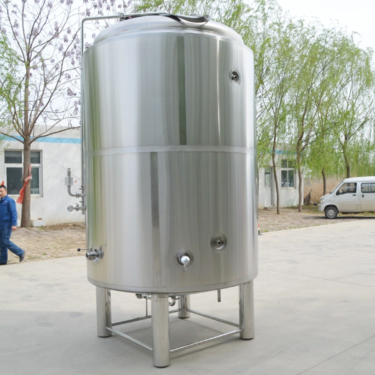 500L 1000L Customized Double Or Single Wall Stainless Steel 304 Conical Vertical Beer Bright Tank