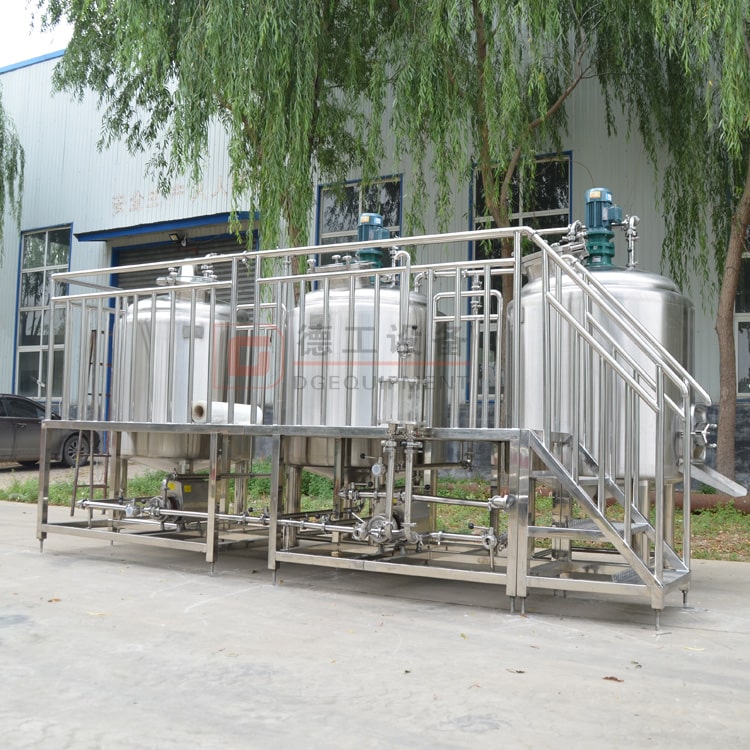 500L -1000L SUS304/Copper Beer Brewing System Easy Installed Brewery Equipment Widely Used in Bar/restaurant/brewpub