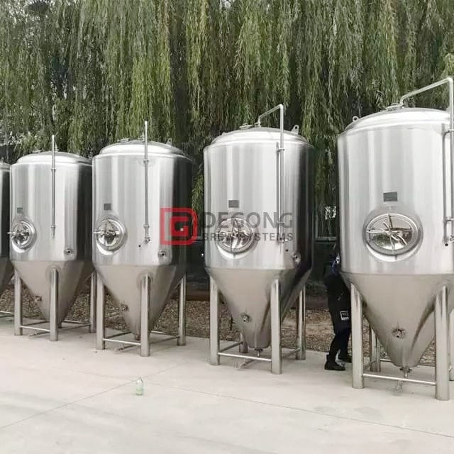 2000L brewing machinery standard configuration for sale and customized brewery tanks