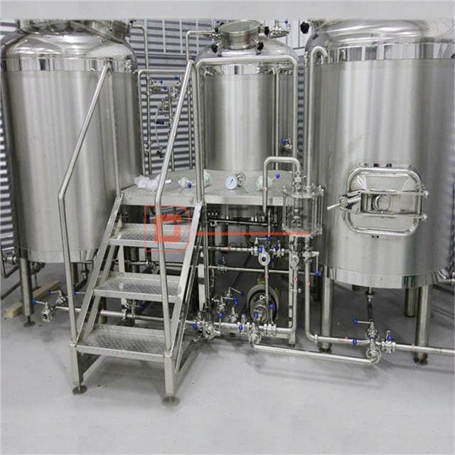 3 vessel/tank food grade brewing system 10HL turnkey automatic brewery electric or steam brewhouse 