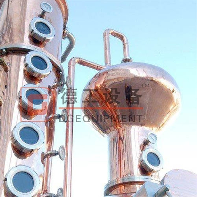 200L 500L Distillation Equipment for Vodka Rum Copper Craft Distiller for Sale