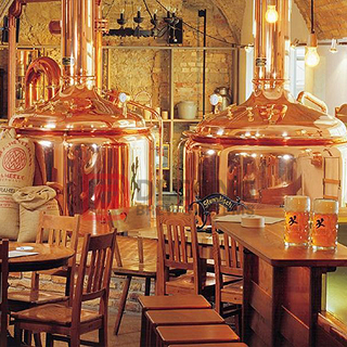 1500L Turnkey Copper Brewery System | Brewing Equipment Manufacturer DEGONG
