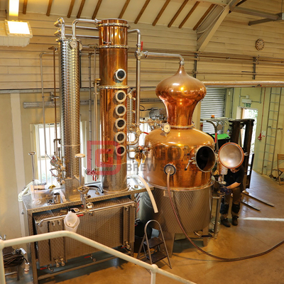 1000L Copper Helmet Distillation Equipment Distillation Tower Vodka Distillery DEGONG