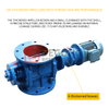 Star-Shaped Discharger Stainless Steel Discharge Valve For Shutting Off Fan Chain Air Lock Valve For Impeller Feeder Carbon Steel Material Suitable For Food, Chemical, Mining And Other Industries