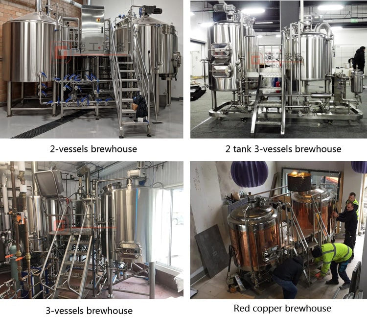 multiple type beer brewhouse