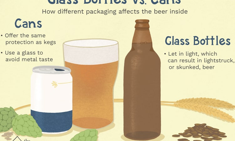 What's the difference between bottled beer, canned beer and cask beer?