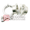 1-6" DN25-DN150 Sanitary Stainless Steel Pipe Fitting - Welding Ferrule Sanitary Coupling Tri Clover Ferrule