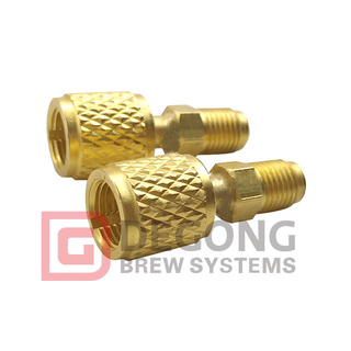 Brass Refrigerant Fittings Joint/conversion Joint Charging Hose Adapter