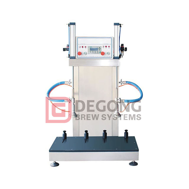 Advanced Beer Barrel Filling Machine Stainless Steel Quality Single Head Double Heads