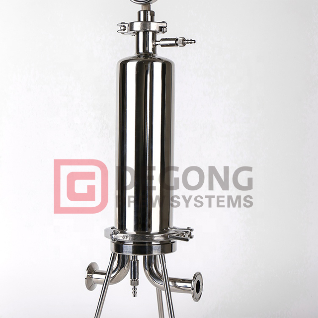 10inch 20inch 30inch 40inch SUS 304/316L Sanitary Stainless Steel Water Cartridge Filter Housings