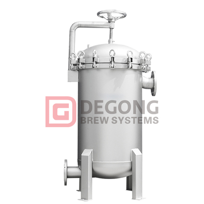 Liquid/oil/wine/beer/honey/syrup/paint Filtration Machine Stainless Steel 304 Multi Bag Filter Housing