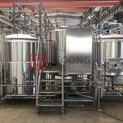 7 BBL Brewpub Equipment Stainless Steel Brewhouse Craft Beer Machine Brewing System Manufacture