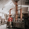 DEGONG Copper commercial Distillation Equipment 500-2000litres vodka shelf distillers