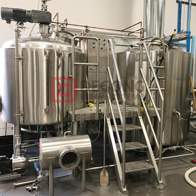 500L Beer Brewing Vessels Complete Brewery Equipment Unit Two Batches Per Day
