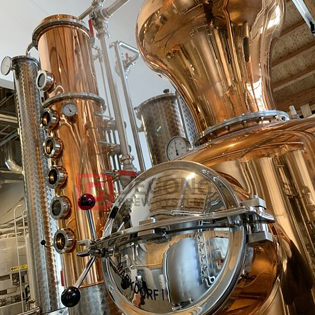 2000L Refined Pure Manual Copper Distillation Equipment Distillery for Sale