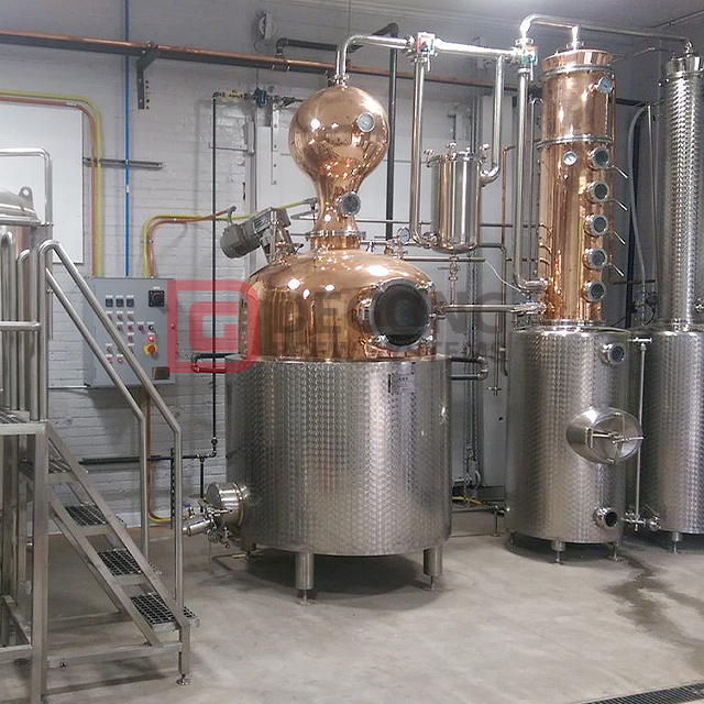 500L 132 Gallon Professional Custom Copper Vodka Gin Distillation Equipment