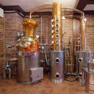 800L High-quality Copper Distillation Equipment Vodka Gin Alcohol Column Distiller