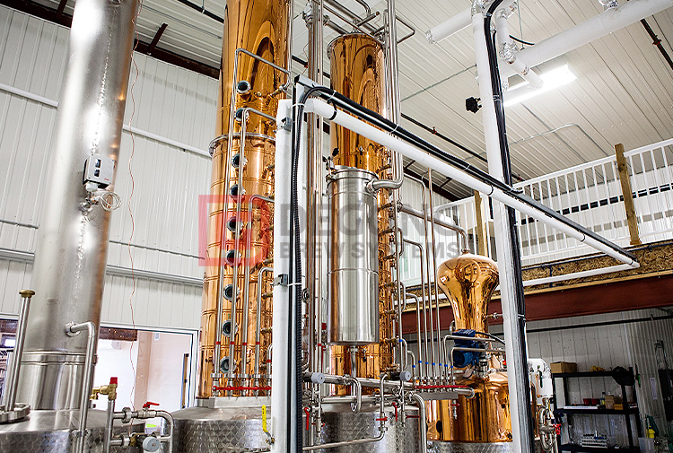 Application of distillation equipment in the formation of alcohol