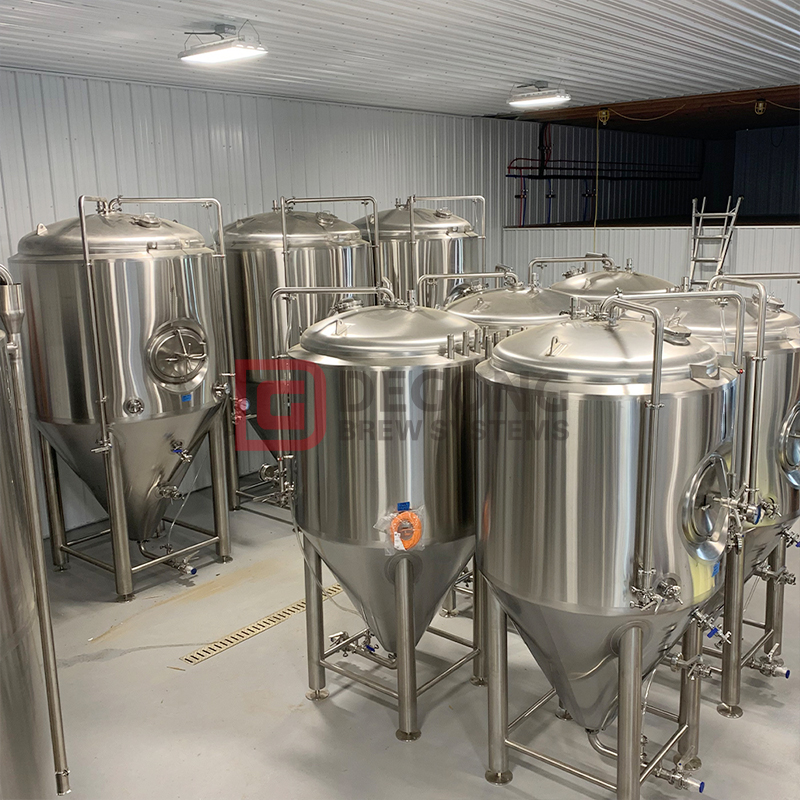 Craft Brewery 1000 Liters Farmhouse Brewery Mash / Lauter Tank Kettle / Whirlpool Tank Brewhouse Fermentation Tanks