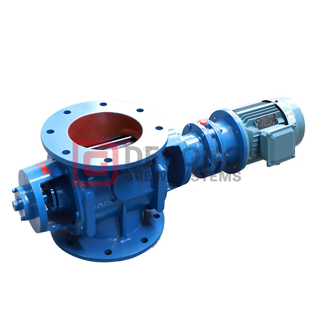 Star-Shaped Discharger Stainless Steel Discharge Valve For Shutting Off Fan Chain Air Lock Valve For Impeller Feeder Carbon Steel Material Suitable For Food, Chemical, Mining And Other Industries