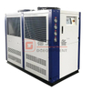 Brewery chillers for current and future capacity cooling system with glycol tank