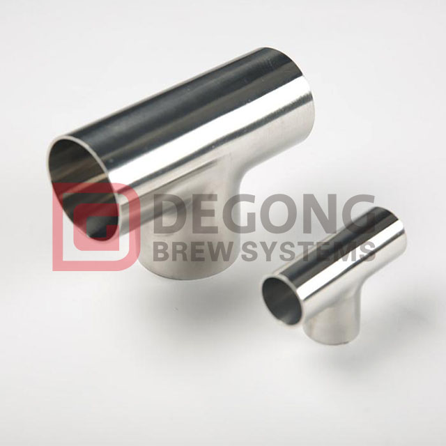 Sanitary Stainless Steel Butt Weld Valves Can Be Customized Tee butt weld
