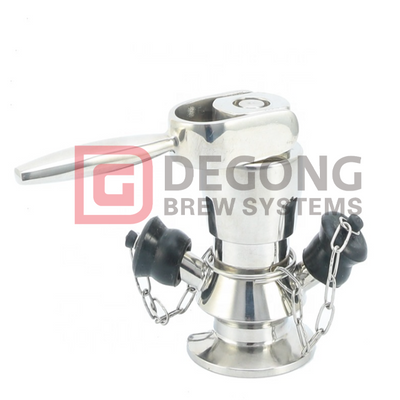 3/8 Inch Quality Assurance Stainless Steel Aseptic Sampling Valve 304 316L Sanitary Fittings
