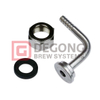 Barb Hose Fitting 90 Degree Swivel Elbow Stainless Steel Casting
