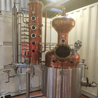 300 Liter Electric Heating Distilling System Copper Alcohol Distillery Equipment with 4 Distillation Plates
