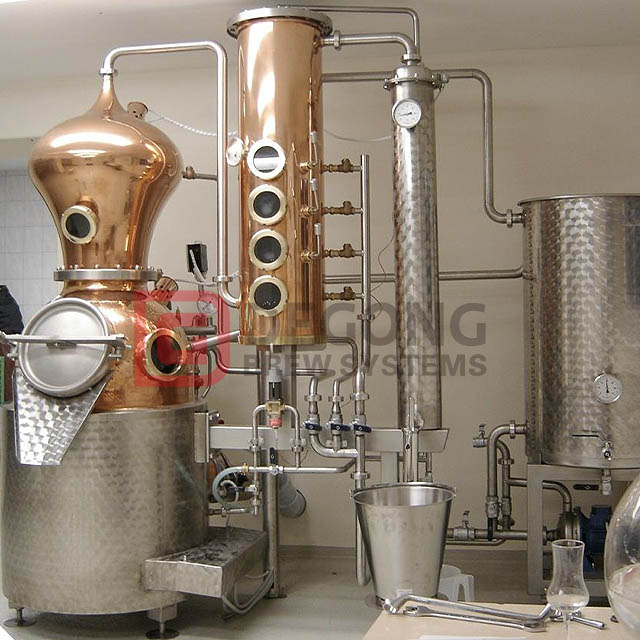 200L 300L 500L Copper Whisky Distiller Spirits Distilling Machine Micro Distillery Equipment