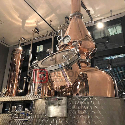 400 Gallon（1500L）Copper Distillery Vodka Distillation Equipment Supplier