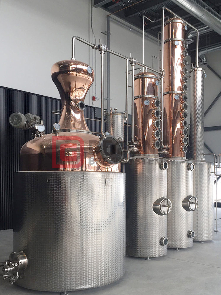 500L 132 Gallon Professional Custom Copper Vodka Gin Distillation Equipment