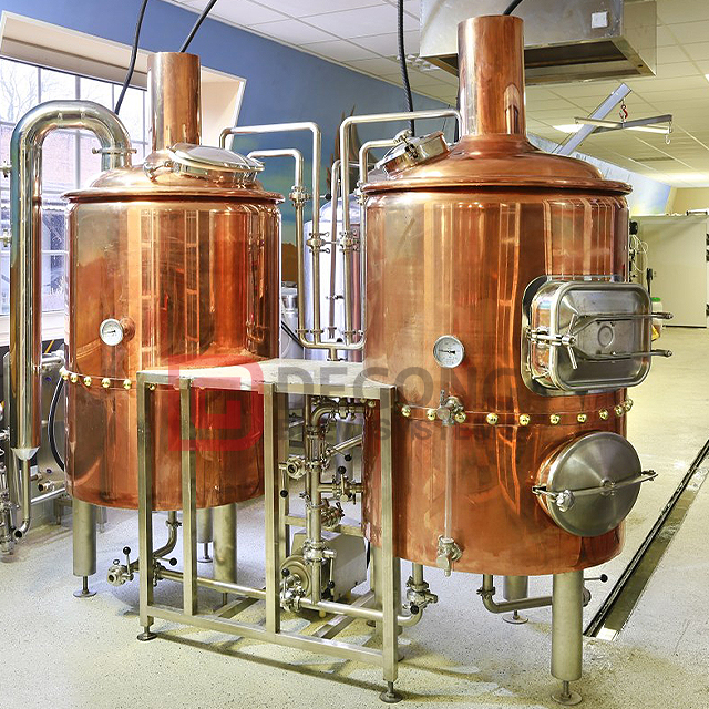 China Beer Brewing Equipment 1000L Copper Brewery for Sale