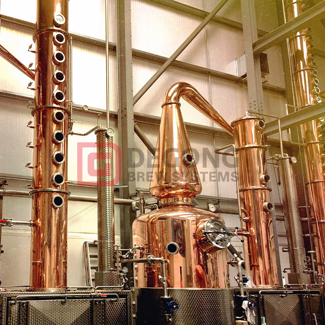Vodka Whiskey Brandy Still 1000L Alcohol Copper Distilling Equipment Micro Distillery for Sale