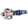 DN300 Stainless Steel 304 Impeller Feeder | Round Mouth Air Shutoff Valve for Powder Conveying | Electric Rotary Discharge Valve & Discharger