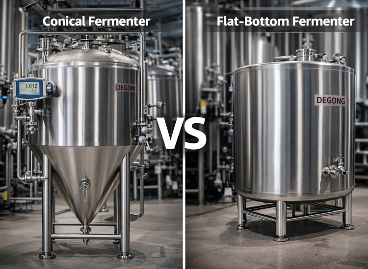Conical Fermenter Vs. Flat-Bottom Fermenter: Key Differences for Modern Breweries