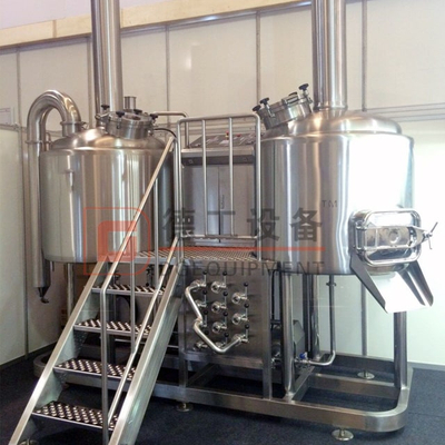3BBL 2 vessels Brewhouse Cellar Equipment Skid Mounted Nano Brewhouse Electric Heating 