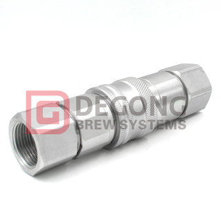 Quick Disconnect 1/2" NPT 304 Stainless Steel Safety Lock Sleeve Design