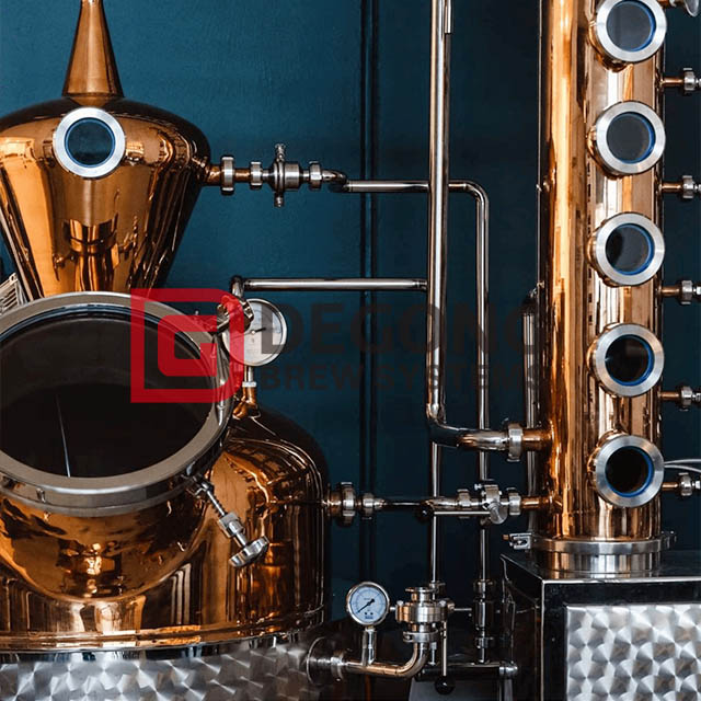 300-5000L High Quality Copper Distiller Whisky Brandy Gin Distilling Equipment Alcohol Still