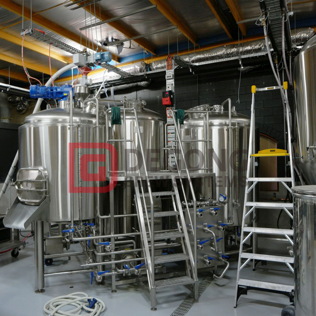 A Complete Brewery System Turnkey Beer Brewing System 5bbl 10bbl Equipment Unit for Sale