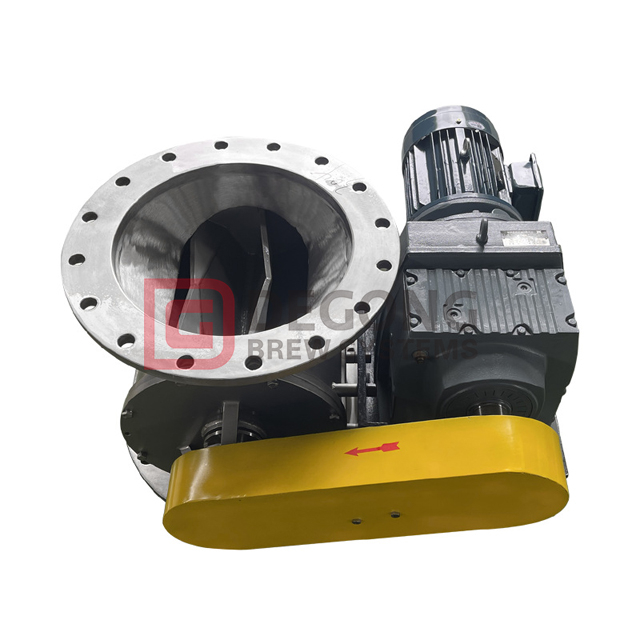 Customized Stainless Steel 304 Rotary Airlock Valve for Ash Discharge – Anti-Clogging, Anti-Jamming Star Discharger for Central Dust Collection Systems