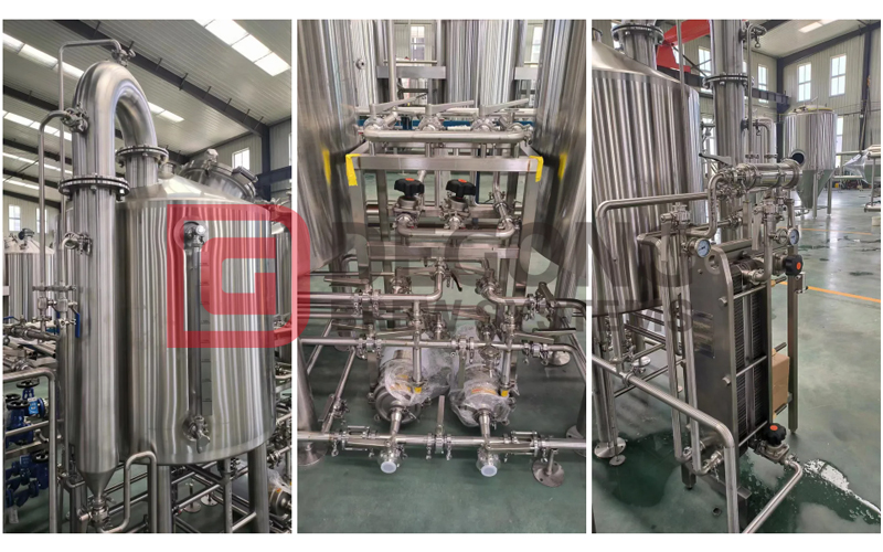 Details of beer brewing equipment