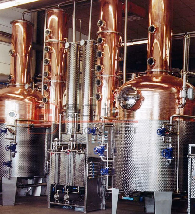 200L 500L Distillation Equipment for Vodka Rum Copper Craft Distiller for Sale