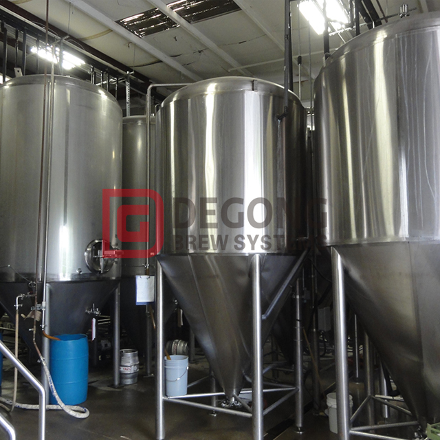 Food Grade Beer Equipment 10hl 2-4 Vessel Brewing System Large Scale Brewery