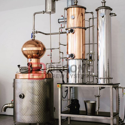 500L Copper Distiller Equipment Gin Distilling Machine Spirits Micro Distillery for Sale