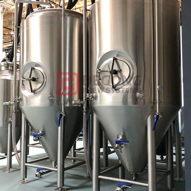 1000l 1500l 2000l Stainless Steel Fermentation Vessel Conical Fermenter Beer Fermentation Tank