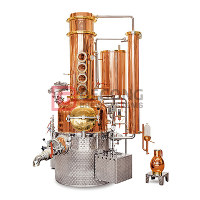 50-200L Hot-selling Home Brewing Copper Moonshine Distiller From DEGONG