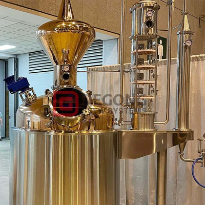 Commercial Distillery 1000L Distilling Equipment Whikey Gin Distiller Copper Alcohol Column still
