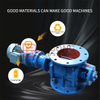 Star-Shaped Discharger Stainless Steel Discharge Valve For Shutting Off Fan Chain Air Lock Valve For Impeller Feeder Carbon Steel Material Suitable For Food, Chemical, Mining And Other Industries