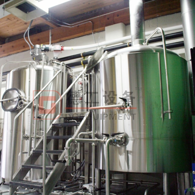 1000L Beer Brewery Equipment MBT+LWT+HWT Steam Heating Double Wall Fermenter for Sale